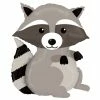 Funny Balloonsusa Woodland Raccoon 351768