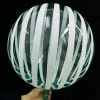 Funny Balloonsusa White Stripes On Green Bubble Balloon 431306 - 18 In 2 Funny Balloonsusa White Stripes On Green Bubble Balloon 431306 - 18 In