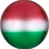 Funny Balloons Usa Foil Balloons Ombre Red And Green Orbz 4021401