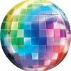 Funny Balloons Usa Colorful Disco Ball Orbz 3846901