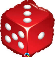Funny Balloonsusa Dice Shape 201908 Foil Balloons