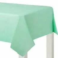 Funny Balloonsusa Accessories Plastic Tablecloth ( Mint Green ) 240823