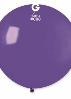 Funny Balloons Usa G30: #008 Purple 340181 Standard Color 31 In