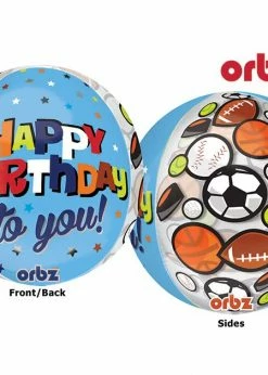 Funny Balloons Usa Happy Birthday To You Sport 3068001 Foil Balloons