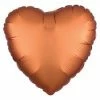 Funny Balloonsusa Satin Luxe Amber Heart 38581 Foil Balloons