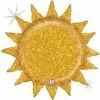 Funny Balloonsusa Glittering Gold Sun 35809 Foil Balloons
