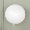 Funny Balloonsusa Mini Ball White R-2429 Foil Balloons