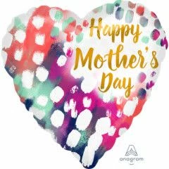 Funny Balloons Usa Foil Balloons Mother's Day Brush Strokes 40877