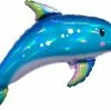 Funny Balloonsusa Iridescent Blue Dolphin 3937601 Foil Balloons