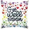 Funny Balloonsusa Get Well Soon 16173-18 Foil Balloons