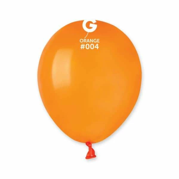 Funny Balloons Usa A50: #004 Orange 050417 Standard Color 5 In 3 Funny Balloons Usa A50: #004 Orange 050417 Standard Color 5 In