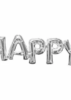 Funny Balloonsusa Phrases Happy Silver Phrase 3310001