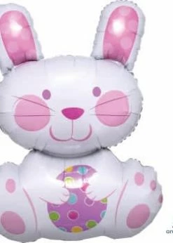 Funny Balloonsusa Foil Balloons Easter Enchantment Bunny 28308