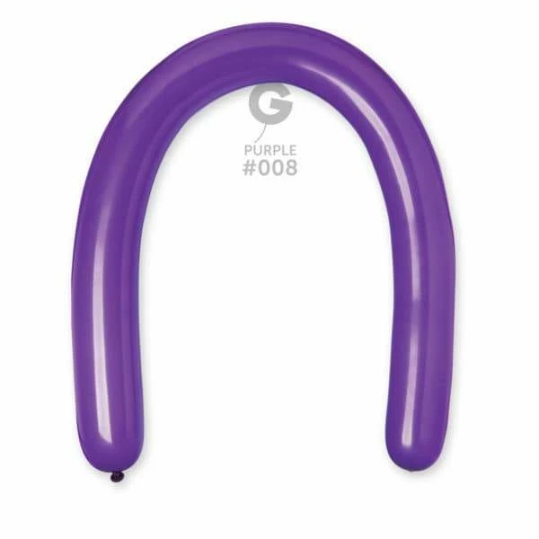 Funny Balloons Usa Latex Balloons D6: #008 Purple 360806 Standard Color 3/50 In 3 Funny Balloons Usa Latex Balloons D6: #008 Purple 360806 Standard Color 3/50 In