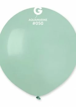 Funny Balloons Usa Latex Balloons G150: #050 Acquamarine 155051 Standard Color 19 In