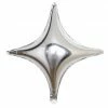 Funny Balloons Usa Mini 4 Point Silver Star 766353