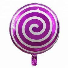 Funny Balloons Usa Foil Balloons Candy Purple And White 766421