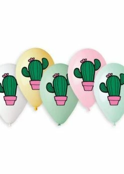 Funny Balloons Usa GS120: #763 Colorful Cactus 924787 Latex Balloons