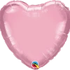 Funny Balloons Usa Mini Pearl Pink Heart 54593 - 9 In Foil Balloons
