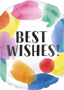 Funny Balloons Usa Best Wishes Painted Swoosh 4117101