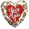 Funny Balloonsusa Foil Balloons I Love You Golden 16233-18