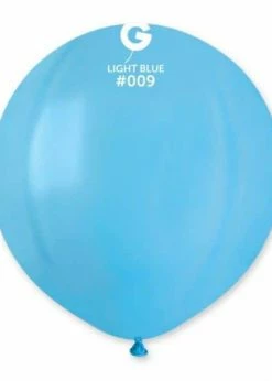 Funny Balloons Usa G150: #009 Light Blue 150957 Standard Color 19 In