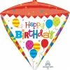 Funny Balloonsusa Foil Balloons Geometric Birthday Diamond 28374