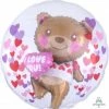 Funny Balloonsusa Love You Bear 34181 Foil Balloons