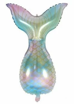 Funny Balloons Usa Pastel Colors Mermaid Tail 006004 Foil Balloons