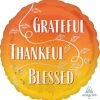 Funny Balloonsusa Foil Balloons Grateful Thankful Blessed 3998001