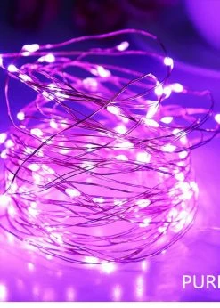 Funny Balloons Usa Led Light Balloon Strings - Purple
