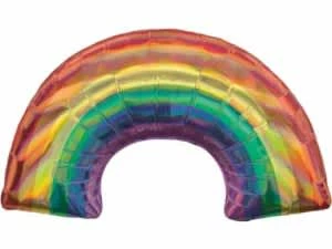 Funny Balloonsusa Holographic Rainbow 3938201 Foil Balloons 3 Funny Balloonsusa Holographic Rainbow 3938201 Foil Balloons