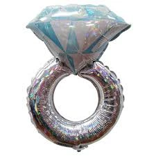 Funny Balloons Usa Foil Balloons Mini Wedding Ring 19366