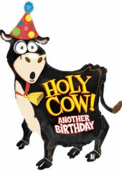 Funny Balloons Usa Holy Cow Another Birthday 85439 Foil Balloons