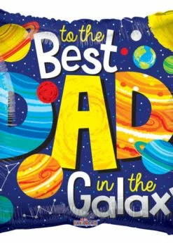 Funny Balloonsusa Foil Balloons Best Dad In The Galaxy