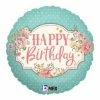 Funny Balloonsusa Foil Balloons Vintage Floral Birthday 36885 - 18 In