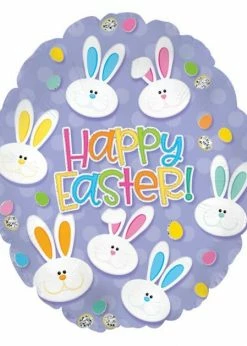 Funny Balloons Usa Foil Balloons Easter Buny Faces 314010
