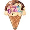 Funny Balloonsusa B'Day Waffle Cone 16400