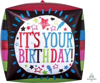 Funny Balloonsusa Birthday Stripes Cubez 3565401 Foil Balloons 3 Funny Balloonsusa Birthday Stripes Cubez 3565401 Foil Balloons