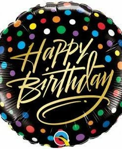 Funny Balloonsusa Golden Happy Birthday 57295