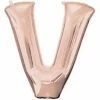 Funny Balloons Usa Rose Gold V Giant Letter 3658501 - 34 In