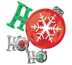 Funny Balloonsusa Ho Ho Ho Christmas Ornament 3846401