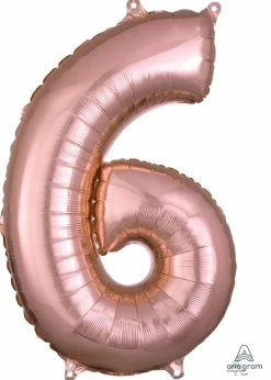 Funny Balloons Usa 6 Rose Gold 3660101 - 26 In Foil Balloons