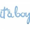 Funny Balloonsusa Foil Balloons Script Phrase It's A Boy Baby Blue 3916911
