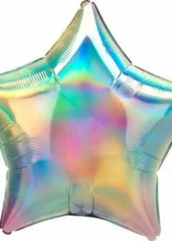 Funny Balloonsusa Iridiscent Pastel Rainbow Star - 3940701