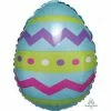Funny Balloons Usa Foil Balloons Easter Egg Stripes & Chevron 3032801