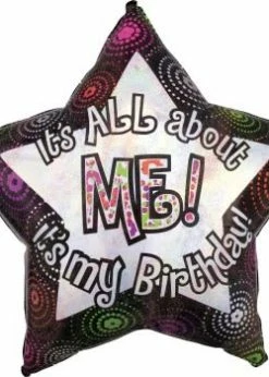 Funny Balloonsusa It's My Birthday Holographic 3452701 Foil Balloons
