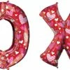 Funny Balloonsusa Foil Balloons XOXO Bunch 4370501