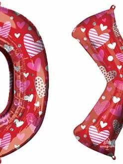 Funny Balloonsusa Foil Balloons XOXO Bunch 4370501