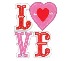 Funny Balloonsusa Classic Love 35743